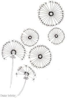 dandelion string art pattern printable bing images string art