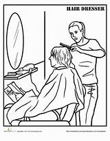Hairdresser Helpers sketch template