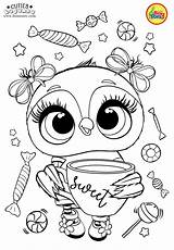 Coloring Pages Cute Cuties Printables Books Owl Bontontv Sweets Kids Bojanke Preschool раскраски Animal Bonton Book Visit Color sketch template