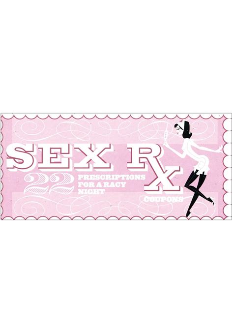Sex Rx Coupons 22 Prescriptions For A Racy Night Sourcebooks