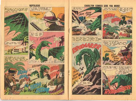 charlton comics reptilicus no 2 1961 from zombos closet