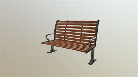 bench 3d model by jordan burckhardt burckhardtj [34165fa] sketchfab