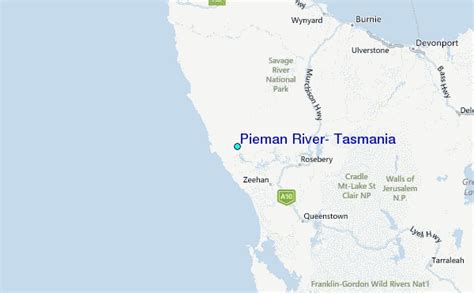 pieman river tasmania tide station location guide