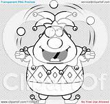 Jester Coloring Wicked Pudgy Juggling Background Getdrawings Drawing Outlined Clipart Vector Cartoon sketch template