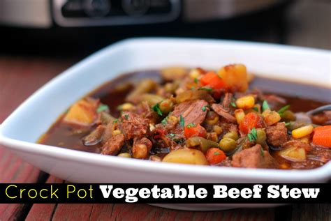 crock pot vegetable beef stew aunt bees recipes