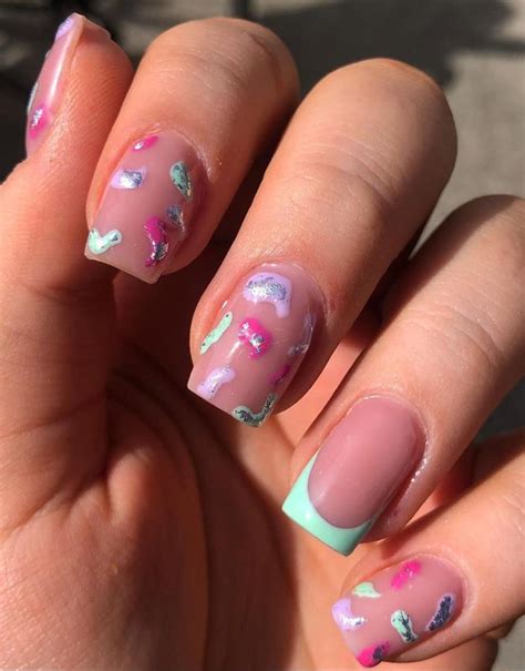 Acrylic Short Square Nails Designs In Summer 2020 Hi Beauty Girl