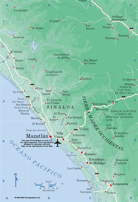 mazatlan mexico map
