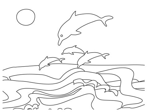 coloring pages  ocean scenes coloring home