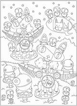Coloring Pages Dover Haven Creative Creatures Curious Publications Sheets Book Press Colouring Kids Adult Books Welcome Doverpublications Printable Clipart Doodle sketch template