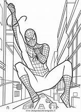 Ragno Spiderman Colorare Cartoni Clicca Stamparla sketch template
