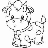 Cow Cows Outlines Coloringbuddy Fiverr Spotted sketch template