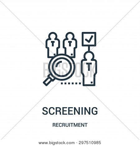 screening icon vector photo  trial bigstock