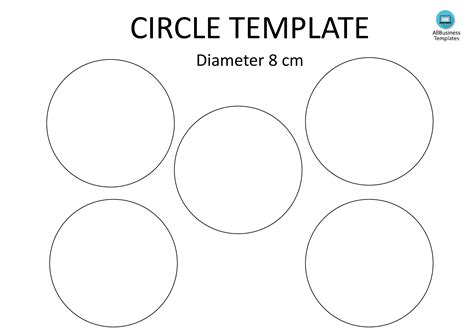 circle template  cm templates  allbusinesstemplatescom