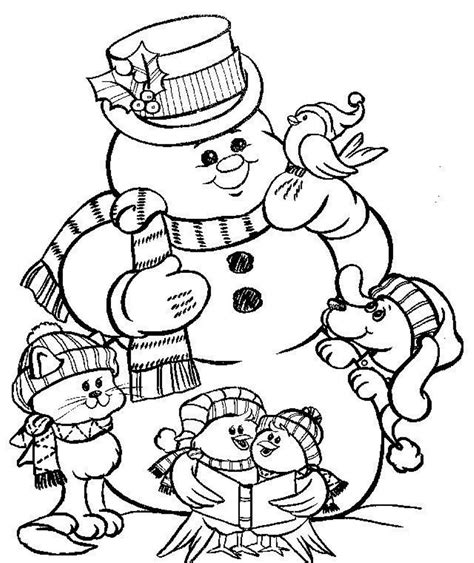 snowman images coloring page  svg file  diy machine