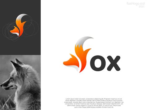 fox logo  flashlogo studio  dribbble