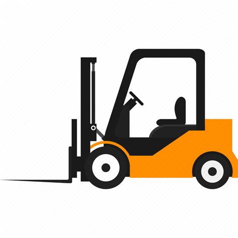 forklift warehouse delivery transportation truck cargo truck logistics icon