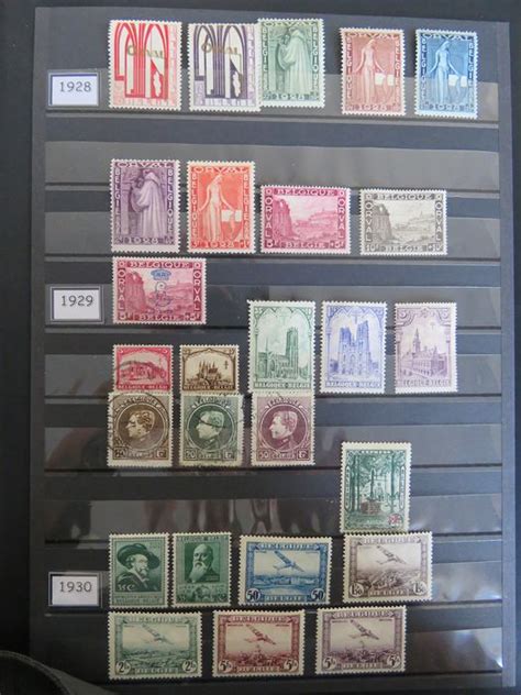 belgie  partij postzegels tussen   obp catawiki