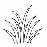 Grass Coloring Clipart Pages Colouring sketch template