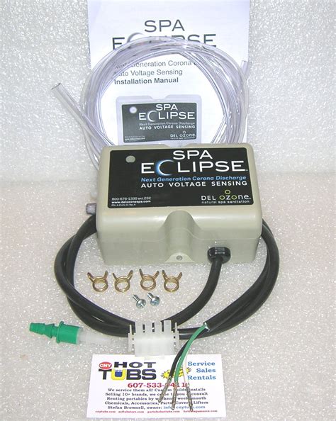 del spa eclipse ozone generator complete  shipping