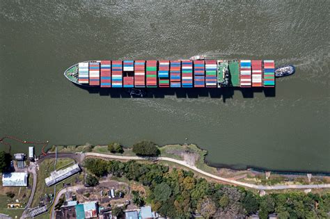 panama canal imposes  shipping restrictions  drought bloomberg