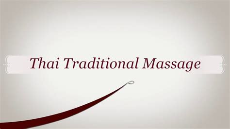 Thai Traditional Massage Sabai Thai Centro Benessere Di Bergamo Youtube