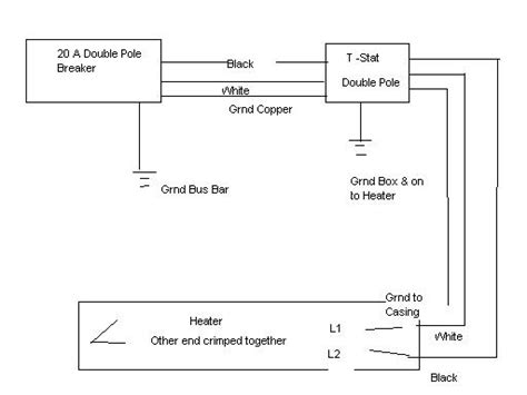 baseboard heater wiring diagram