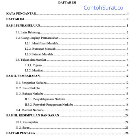 √ 15 Contoh Makalah Cover Makalah Kata Pengantar Abstrak Daftar