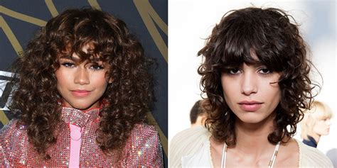 Tips For Great Bangs With Curly Hair Allure
