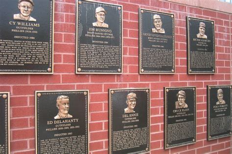 Citizens Bank Park Ashburn Alley Wall Of Fame Bronze Pl Flickr