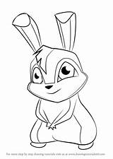 Winx Club Kiko Bunny Draw Drawing Step Learn sketch template