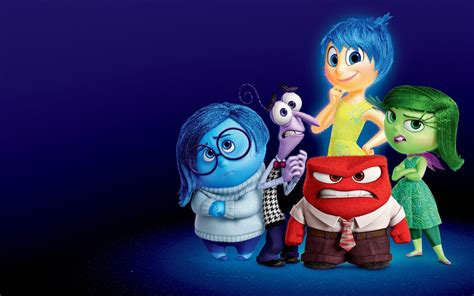 Inside Out Riley Five Emotions Joy Disgust Anger Sadness