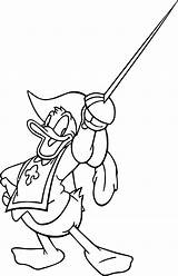 Musketeers Goofy Wecoloringpage sketch template
