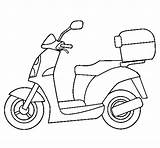 Ciclomotor Pintar Colorare Disegno Ciclomotore Moyen Coloriage Dibuix Acolore Dibuixos Vehiculos sketch template