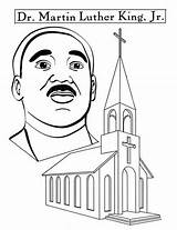 Coloring Luther Martin King Pages Jr Getcolorings sketch template