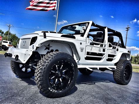 2017 Jeep Wrangler Unlimited White Out Custom Lifted