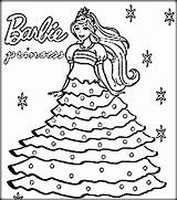 Coloring Barbie Pages Printable Doll Kids Princess Popular Dress Most Christmas Ken Color Print House Girls Pea Minecraft Easy Cute sketch template