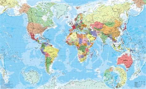 carte monde politique carte monde mappemonde planisph  layarkaca