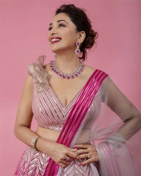 Madhuri Dixit S Pretty In Pink Avatar Takes Internet By Storm In Pics