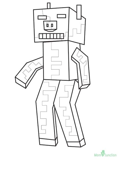 apple tree minecraft coloring pages
