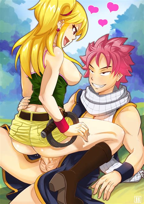 lucy and natsu from fairytail by hmage hentai foundry