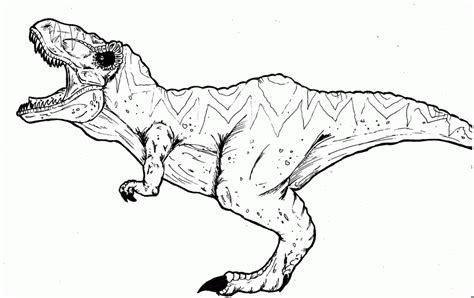 cute jurassic park  rex coloring pages  jurassic park  rex
