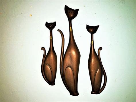 Sexton Siamese Cats Wall Plaques Complete Set Of 3 Etsy Cat Wall