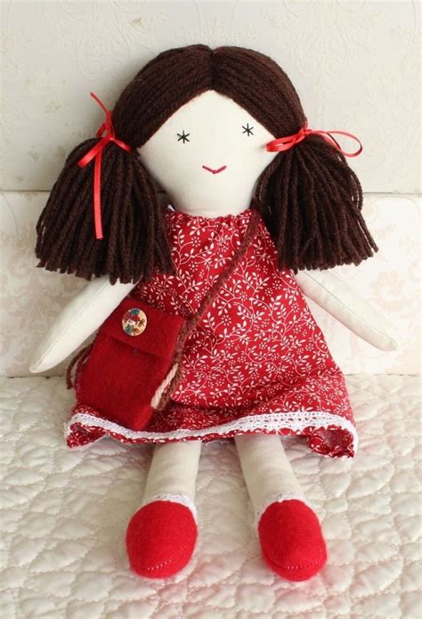 rag doll handmade fabric doll fabric dolls handmade dolls