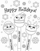 Coloring Happy Pages Holiday Holidays Printable Kids December Library Clipart Books Popular sketch template