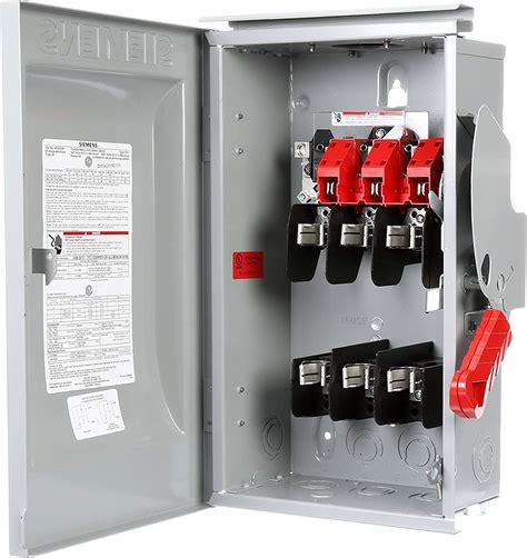 siemens hfnr  amp  pole  volt  wire fused heavy duty safety switches safety switches