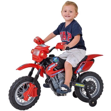 mini moto cross infantil eletrica vermelha  motocross   em mercado livre