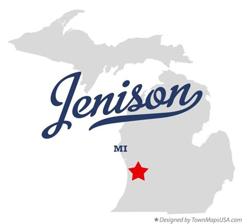 map  jenison mi michigan