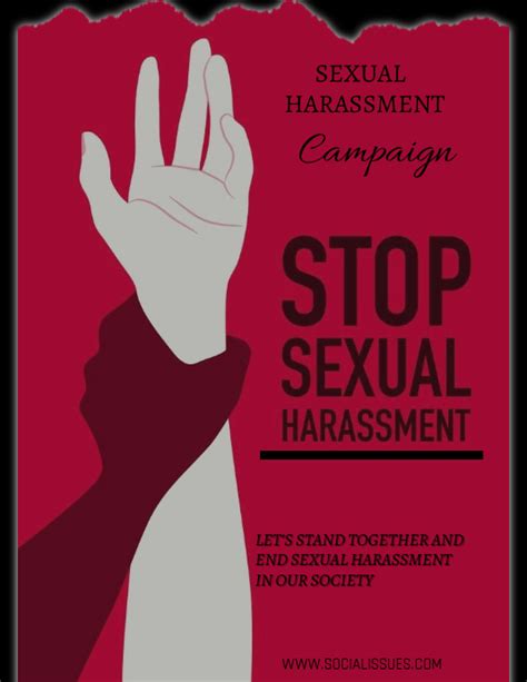sexual harassment template postermywall