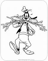 Goofy Coloring Pages Disneyclips Sandwich Eating Funstuff sketch template