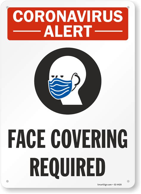 face masks required signs face covering wear masks